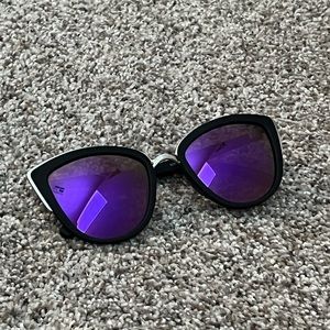 My Girl Quay Purple Sunglasses
